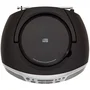 Aiwa BBTU-400SL Boombox Plateada con CD, Bluetooth, Radio FM y USB